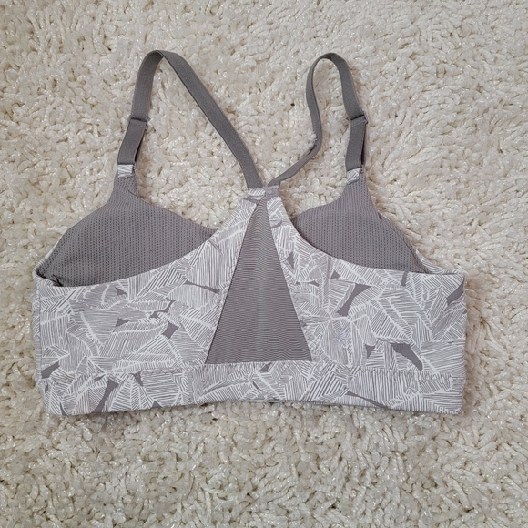 *Athleta Gray,White Sports Bra sz. S - Picture 2 of 7